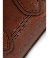 THE BRIDGE DAPHNE Mini bolso de cuero tipo baúl BROWN - Bolsos Mujer - 6