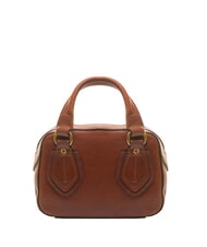 THE BRIDGE DAPHNE Mini bolso de cuero tipo baúl BROWN - Bolsos Mujer - 4