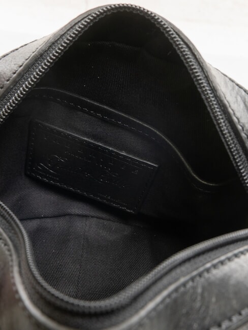 DAPHNE Bolsa de cuero para cámara Oro negro - Bolsos Mujer