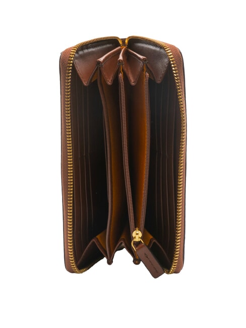 AMELIA Cartera grande con cremallera BROWN - Carteras Mujer