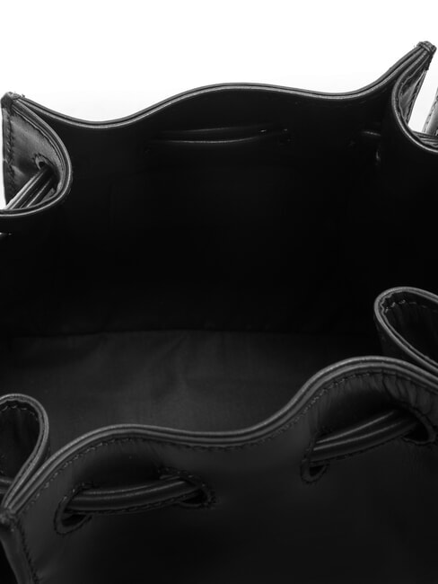 CAMILLA Bolso de cuero tipo cubo Oro negro - Bolsos Mujer