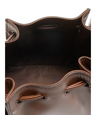 THE BRIDGE CAMILLA Bolso de cuero tipo cubo BROWN - Bolsos Mujer - 5