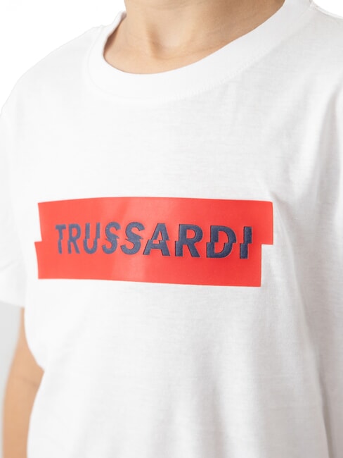 TOMMES Conjunto de camiseta y bermudas blanco/azul mar - Ch&aacute;ndales para ni&ntilde;os