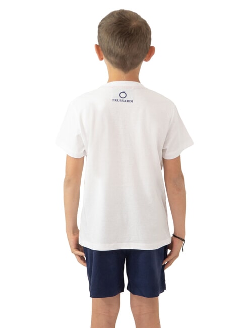 TOMMES Conjunto de camiseta y bermudas blanco/azul mar - Chándales para niños