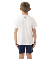 TRUSSARDI TOMMES Conjunto de camiseta y bermudas blanco/azul mar - Chándales para niños - 3