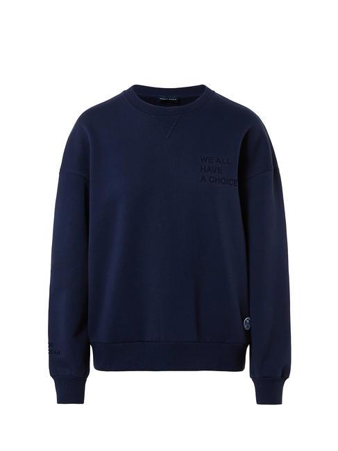 WE ALL HAVE A CHOICE Sudadera de algodón Azul marino - Sudaderas de mujer