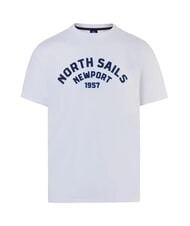 NORTH SAILS NEWPORT Camiseta de algod&oacute;n con logotipo de arco blanco - camiseta - 4