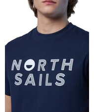 NORTH SAILS LINE PRINT Camiseta de algod&oacute;n con estampado maxi Azul marino - camiseta - 3