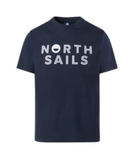 NORTH SAILS LINE PRINT Camiseta de algod&oacute;n con estampado maxi Azul marino - camiseta - 4