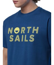 NORTH SAILS LINE PRINT Camiseta de algodón con estampado maxi Denim oscuro - camiseta - 3