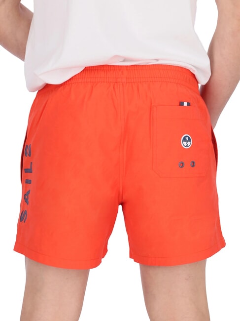 VOLLEY Disfraz de boxeador con logo lateral naranja brillante - Trajes de baño