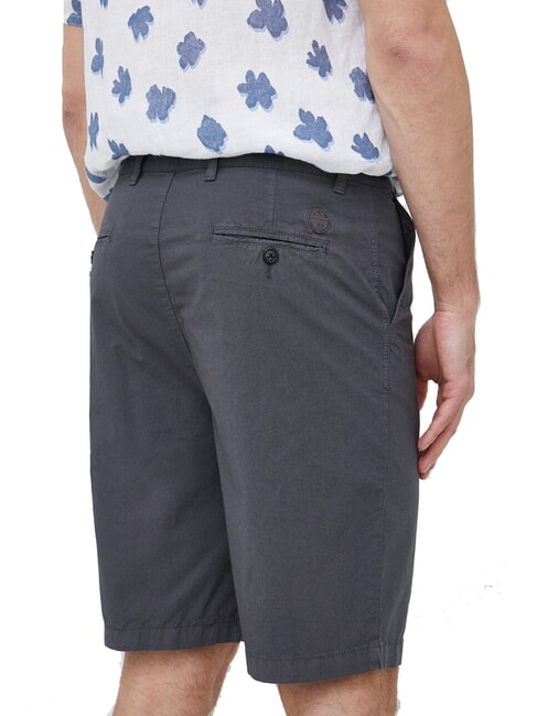 FREEDOM pantalones cortos chinos de algod&oacute;n asfalto - Pantalones