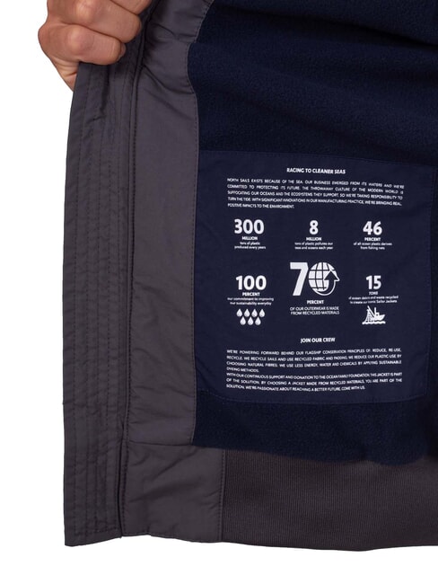 SAILOR Chaqueta con cremallera completa asfalto - Chaquetas de hombre