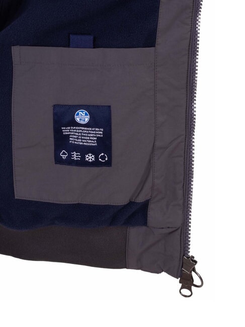 SAILOR Chaqueta con cremallera completa asfalto - Chaquetas de hombre