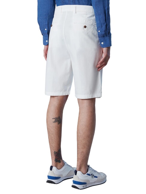 FREEDOM pantalones cortos chinos de algod&oacute;n blanco - Pantalones