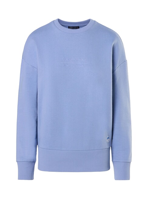 BASIC Sudadera de algod&oacute;n con cuello redondo pin&aacute;culo - Sudaderas de mujer