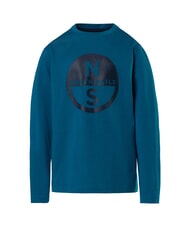NORTH SAILS GRAPHIC KIDS Camisa de algodón de manga larga agua verde - Camiseta niño - 4