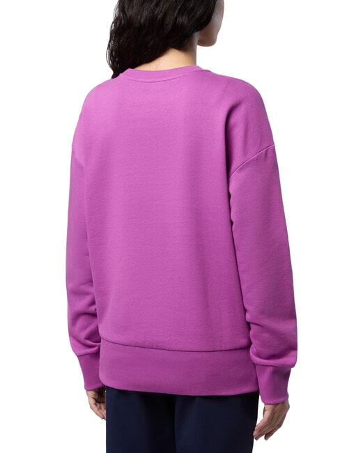 BASIC Sudadera de algod&oacute;n con cuello redondo color de malva - Sudaderas de mujer