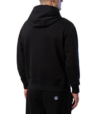 NORTH SAILS ROUND LOGO Sudadera con capucha de algodón negro - Sudaderas - 2