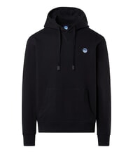 NORTH SAILS ROUND LOGO Sudadera con capucha de algodón negro - Sudaderas - 4