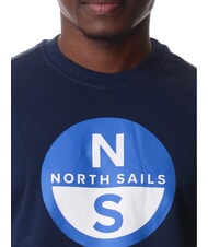 NORTH SAILS GRAPHIC Sudadera de algodón con cuello redondo Azul marino - Sudaderas - 3