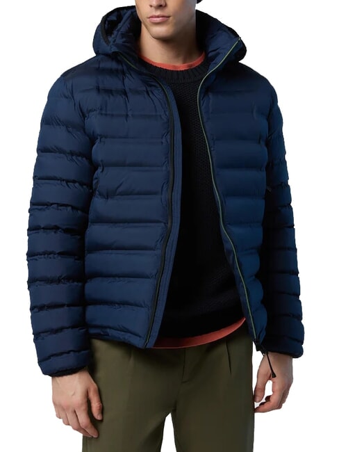 LASER PUFFER Chaqueta de plumas de longitud media Azul marino - Chaquetas de plumas para hombre