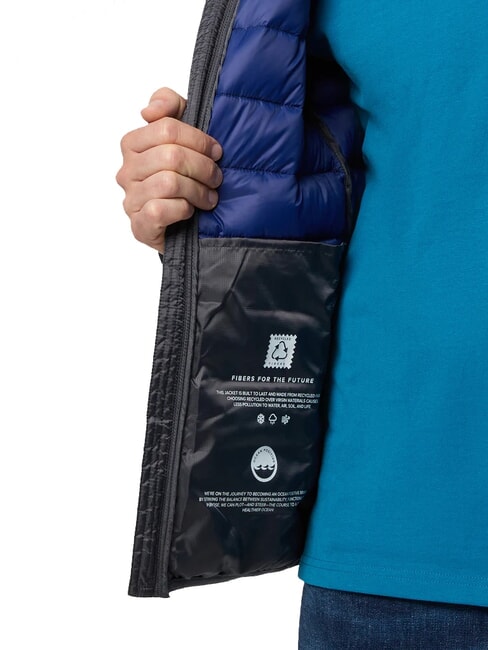 SKYE HOODIE Chaqueta de plumas con capucha asfalto - Chaquetas de plumas para hombre