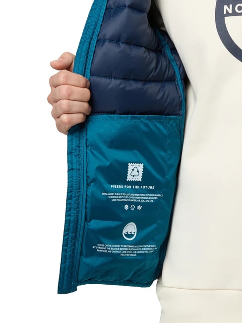 SKYE HOODIE Chaqueta de plumas con capucha agua verde - Chaquetas de plumas para hombre