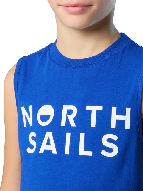 PRINTED KIDS Suéter de algodón con sisa surf azul - Camiseta niño