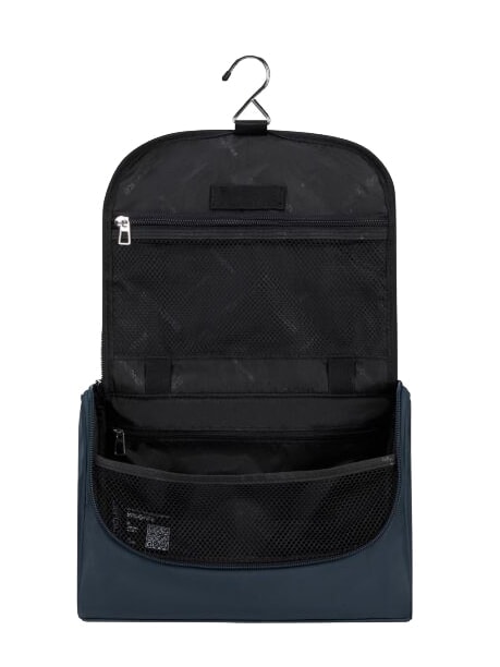 ATTRIX Estuche de belleza con percha azul acero - Neceser