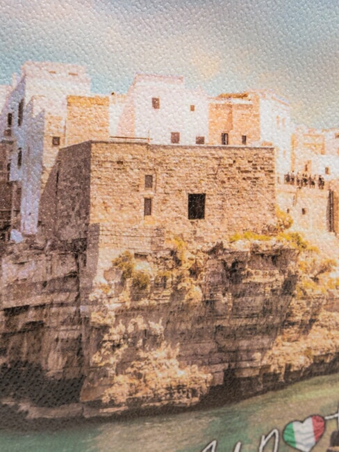 YESBAG Bolso de hombro con estampado polignano - Bolsos Mujer