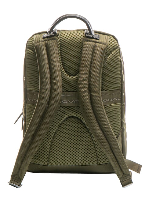 LINK Mochila en piel y tela, soporte para pc de 15,6" VERDE - Mochilas para portátil