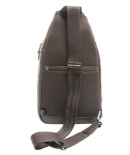 PIQUADRO BLACK SQUARE Bolso mochila de un solo hombro de piel - Mochilas para portátil