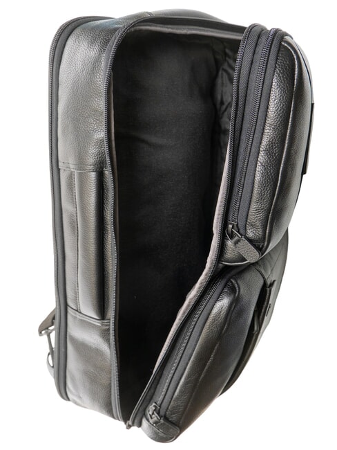 P15 PLUS Mochila de piel para pc de 17" negro - Mochilas para portátil