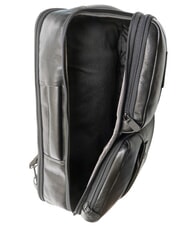 PIQUADRO P15 PLUS Mochila de piel para pc de 17" negro - Mochilas para portátil - 4