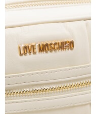 LOVE MOSCHINO CAMERA BAG Mini bolso de hombro Marfil - Bolsos Mujer - 3