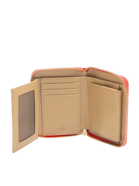 LOGO ITALICS Cartera con cremallera ROJO - Carteras Mujer