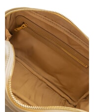 LOVE MOSCHINO QUILTED Bolso de hombro con asa de cadena Marfil - Bolsos Mujer - 5