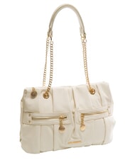 LOVE MOSCHINO ZIPPER Bolso de hombro Marfil - Bolsos Mujer - 2