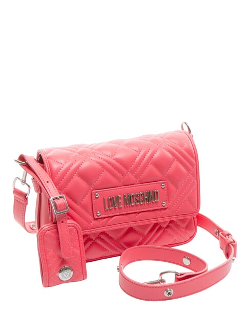 QUILTED S Mini bolso de hombro fucsia - Bolsos Mujer