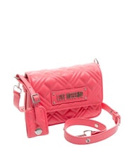 LOVE MOSCHINO QUILTED S Mini bolso de hombro fucsia - Bolsos Mujer - 2
