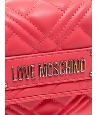 LOVE MOSCHINO QUILTED S Mini bolso de hombro fucsia - Bolsos Mujer - 3