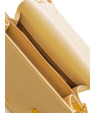 LOVE MOSCHINO CURSIVE LOGO Bolso de hombro con correa para el hombro beige - Bolsos Mujer - 5