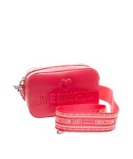 LOVE MOSCHINO MADE WITH LOVE Mini bolso de hombro fucsia - Bolsos Mujer - 2