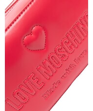 LOVE MOSCHINO MADE WITH LOVE Mini bolso de hombro fucsia - Bolsos Mujer - 3