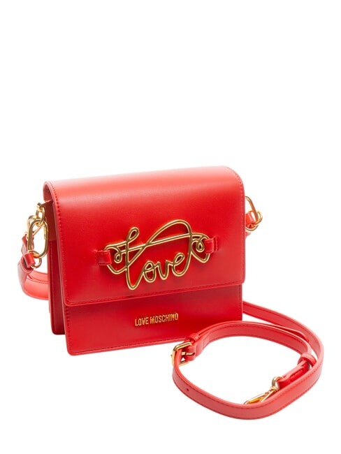 CURSIVE LOGO Bolso de hombro con correa para el hombro ROJO - Bolsos Mujer