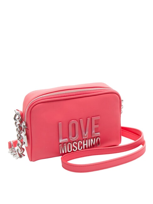 BIG LETTERING Mini bolso de hombro fucsia - Bolsos Mujer