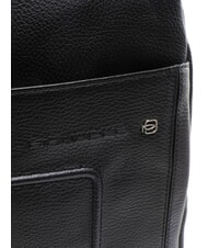 PIQUADRO VIBE Bolso de piel de un solo hombro negro - Bandoleras Hombre - 4