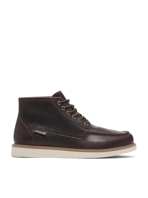 NEWMARKET MID  Botines de piel grano completo marr&oacute;n medio - Zapatos Hombre