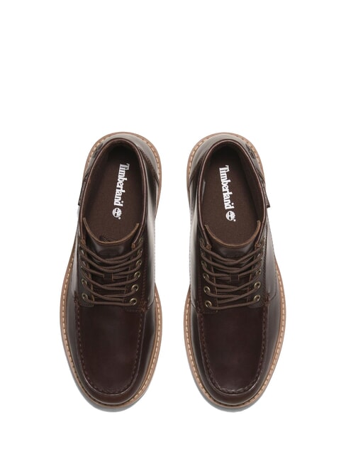 NEWMARKET MID  Botines de piel grano completo marr&oacute;n medio - Zapatos Hombre